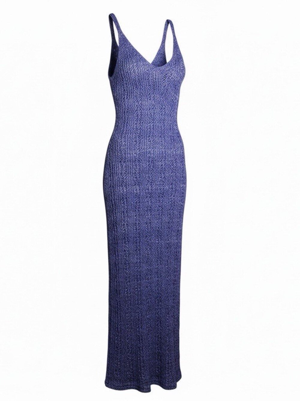 Missoni Knit Dress 38 Maxi Violet Purple w/ Slip liner. XS/S